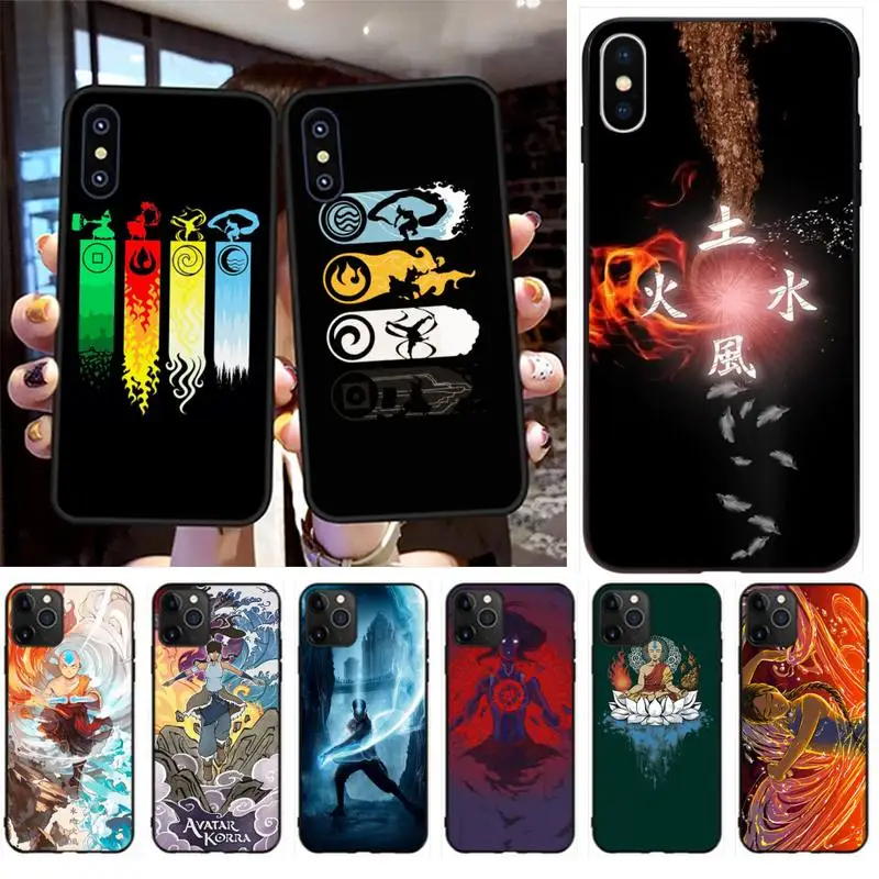 

PENGHUWAN Avatar The Last Airbender Custom Photo Soft Phone Case for iPhone 11 pro XS MAX 8 7 6 6S Plus X 5S SE XR case