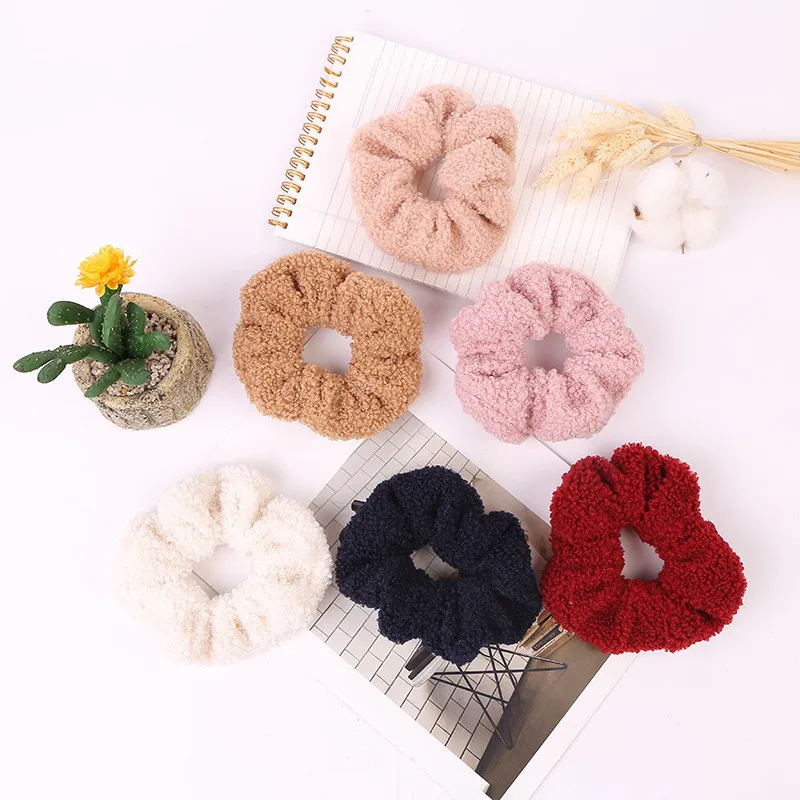 2019 зимние резинки для волос мягкие бархатные женские аксессуары девочек кольца