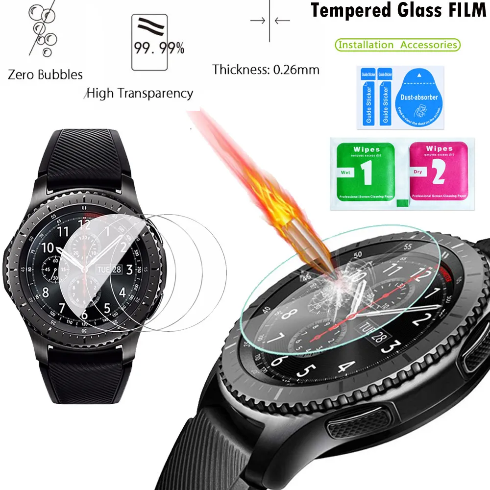 Защитная пленка для экрана часов Samsung Gear S3 Classic/frontier закаленные пленки LTE 2.5D с