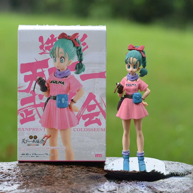 

17CM Dragon Ball Z Figure Anime Bulma PVC Toys Model Brinquedos Doll Goku Vegeta Action Sexy Christmas Children's Gift Boxed Toy