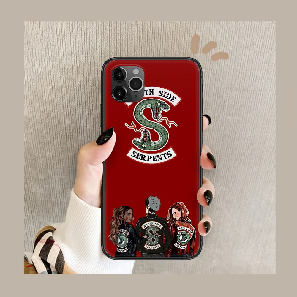 

Riverdale Phone Case Cover Hull For iphone 5 5s se 2 6 6s 7 8 12 mini plus X XS XR 11 PRO MAX black Cover Pretty Etui Fashion