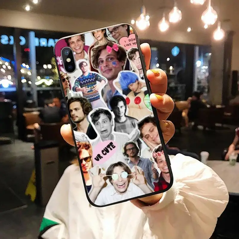 

Matthew Gray Gubler Famous actors Phone Case for iPhone 11 12 pro XS MAX 8 7 6 6S Plus X 5S SE 2020 XR
