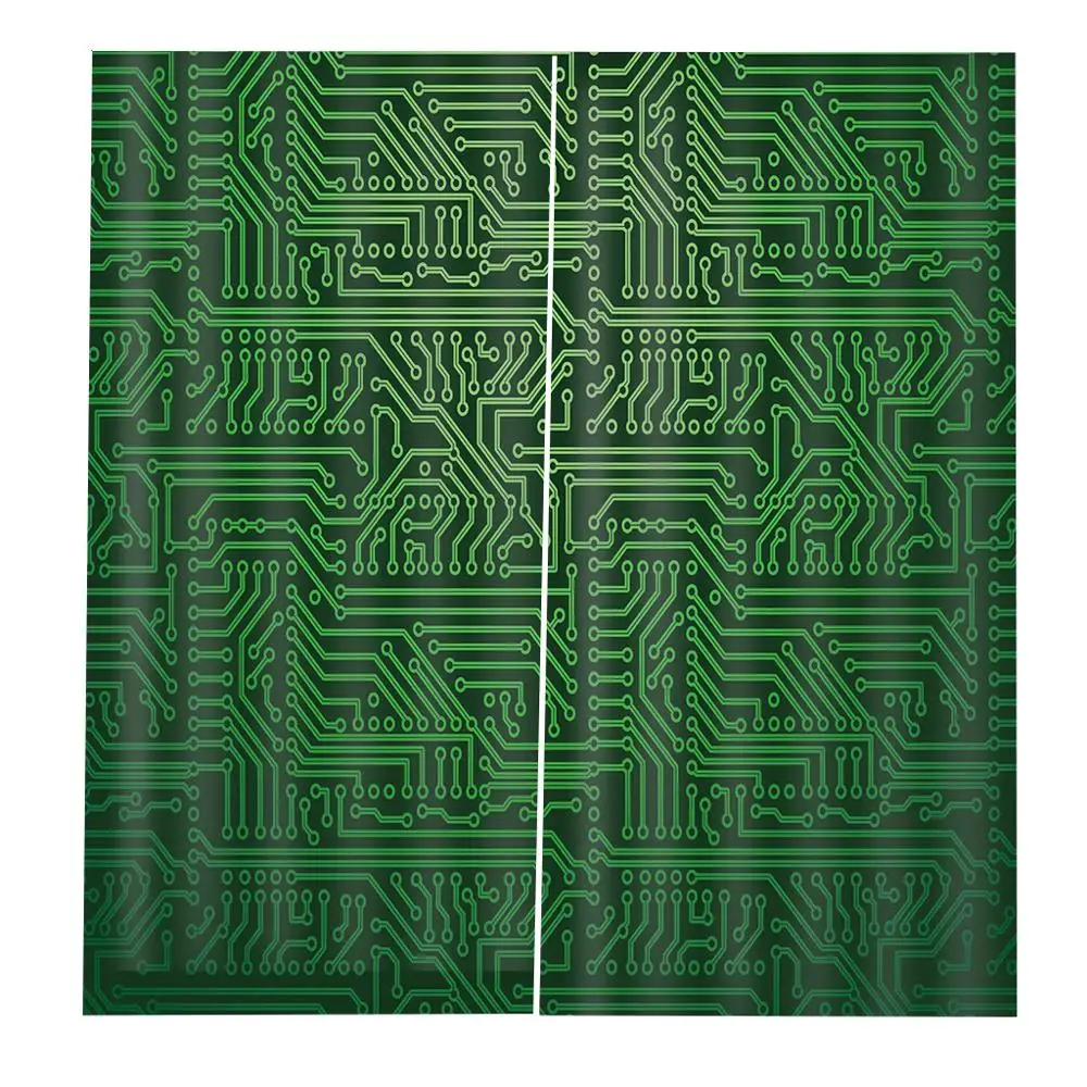

green curtains 3D Blackout Curtains For Living room Bedding room Drapes Cotinas para sala Blackout curtain