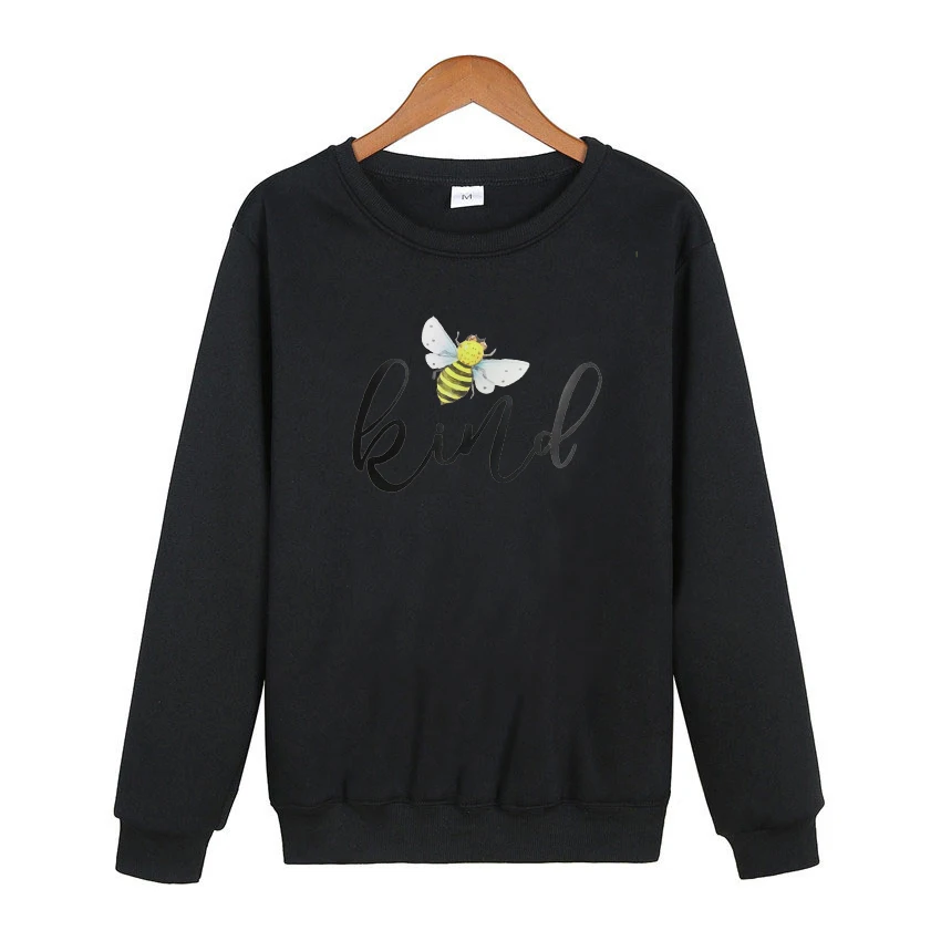 

be kind hoodie print love pink oversized sweatshirt gothic plus size hoodies harajuku clothes girl 2020 korean