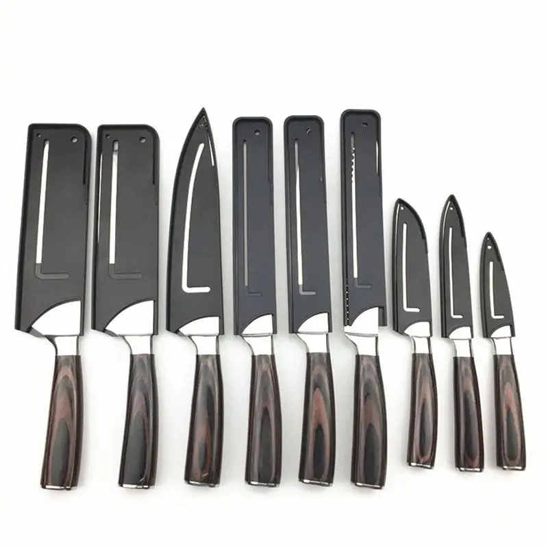 

7pcs Plastic Blade Cover Kitchen Cutter Protective Cover Blade Safe Cover