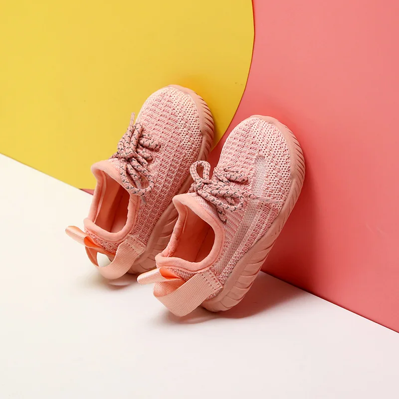 Кроссовки детские дышащие сетчатые на возраст 0 2 года|Обувь для детей с мягкой