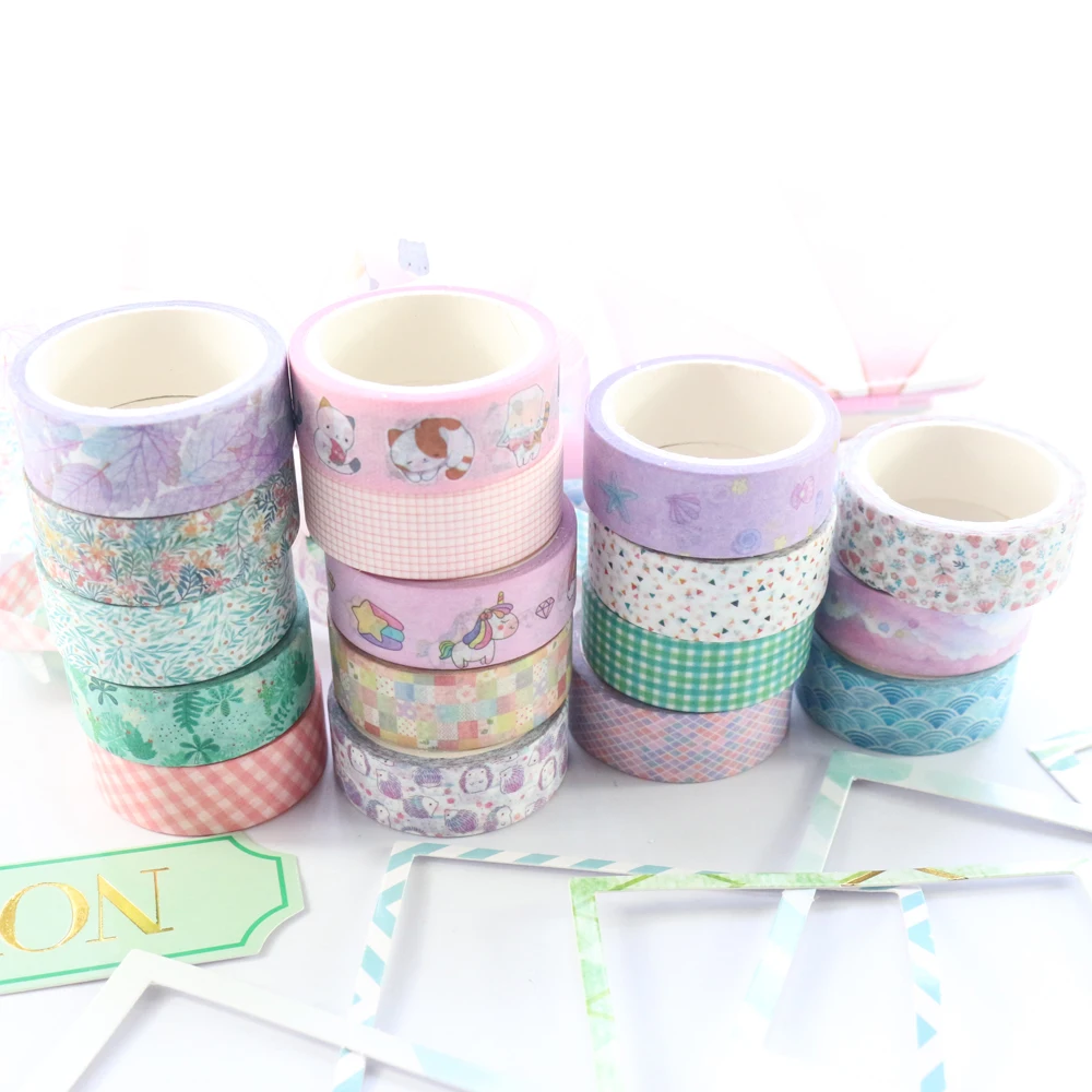 Милый яркий мультяшный японский дневник Domikee декоративная самодельная Васи