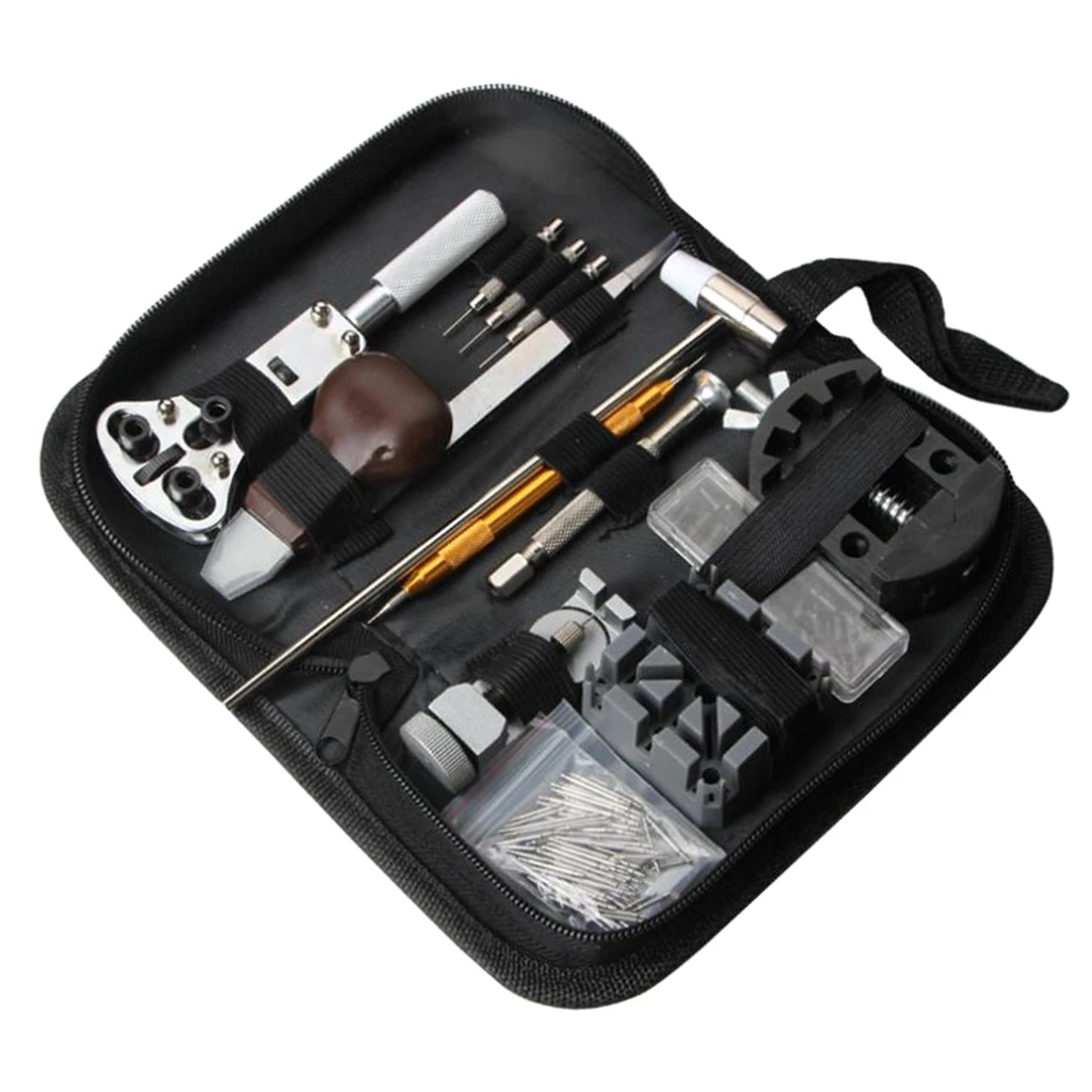 

136pcs Watch Repair Tool Set Watch Band Link Pin Tool Set with Carrying Case
