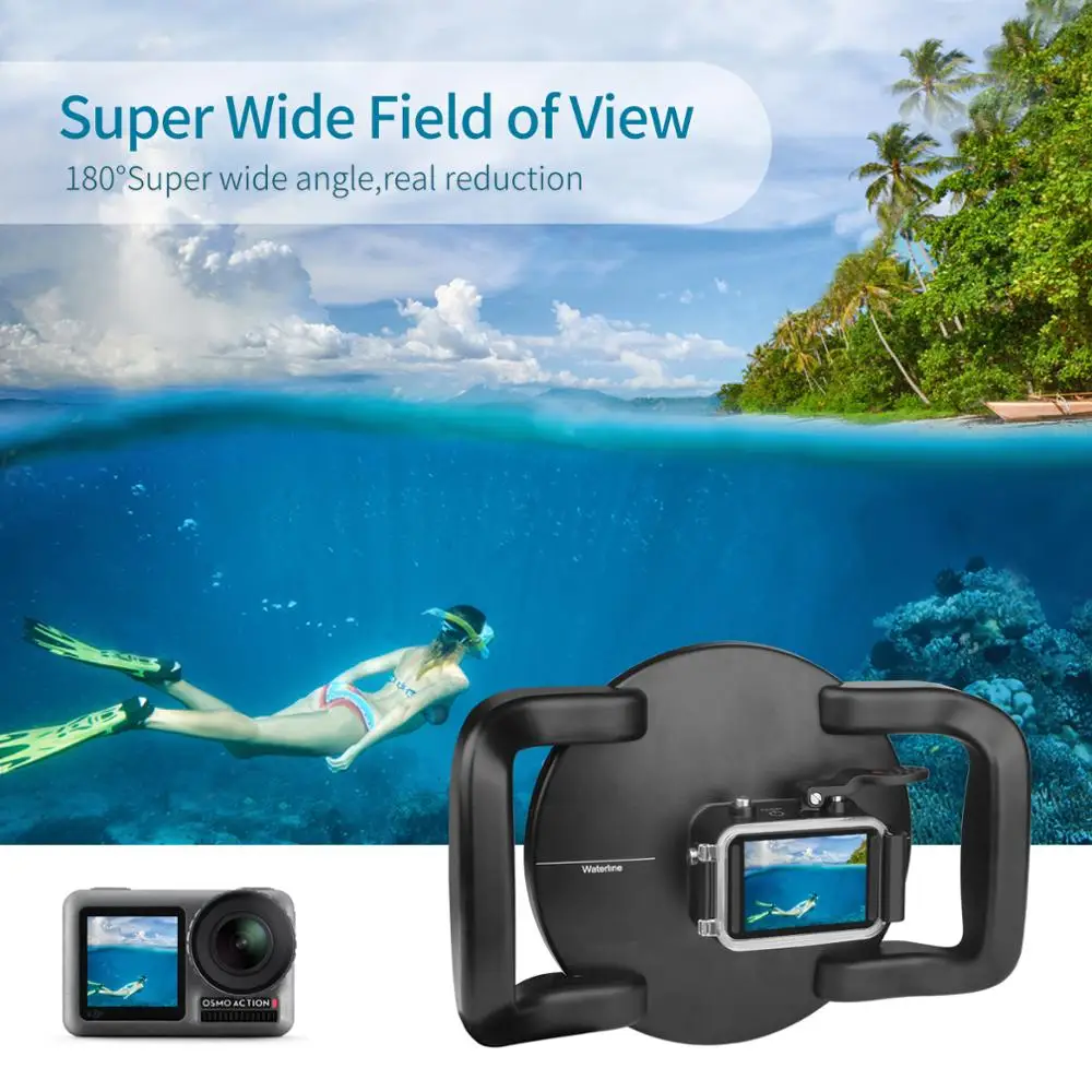 Купольный водонепроницаемый чехол для экшн-камеры DJI OSMO 45 м 1 97 дюйма | Электроника