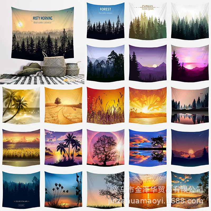 

INS Bohemia Wall tapestry Background cloth wall carpet hanging Home Decor Beach mat 75*90cm GT-0057
