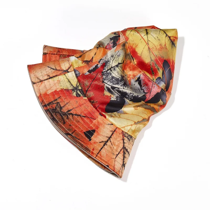 

New Flower Printed Bucket Hat Women Fashion Gorro Bob Cap Female Spring Summer Sunbonnet Beach Cap Outdoor Fishing Hats for Men