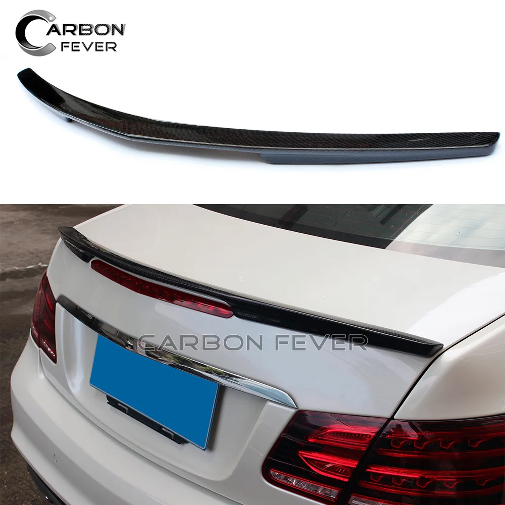 Для C207 задний спойлер из углеродного волокна крыло E Class Coupe E200 E250 E300 2010 2017|spoiler