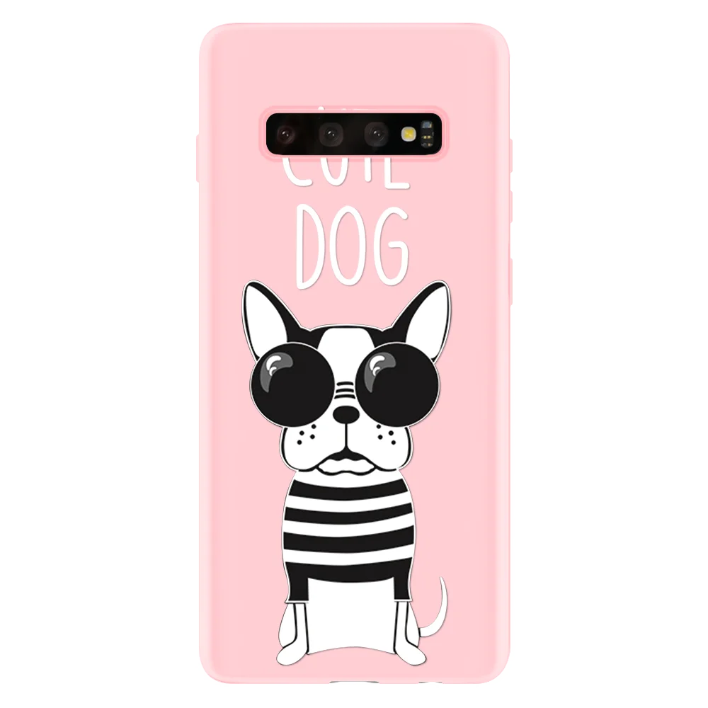 cutedog Мягкий чехол из термопластичного полиуретана для samsung Galaxy A50 A30 A40 A70 S7 S6 край S8 S9 S10 плюс S10e A9 A8 A6 плюс A7 A5 чехол Coque - Цвет: cutedog