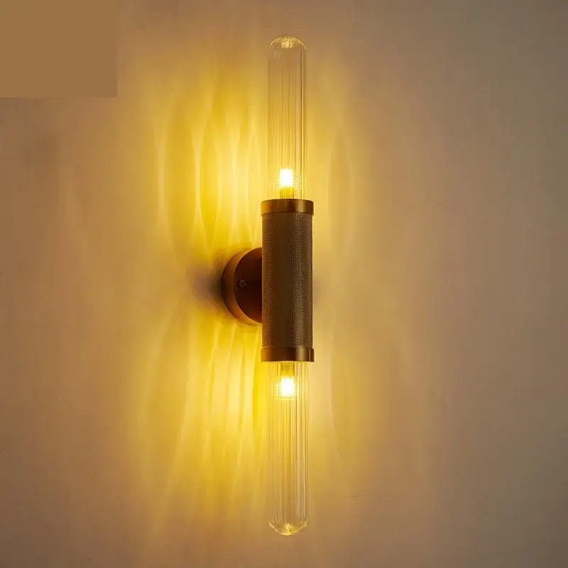 Современная зеркальная настенная лампа для гостиной светодиодный светильник