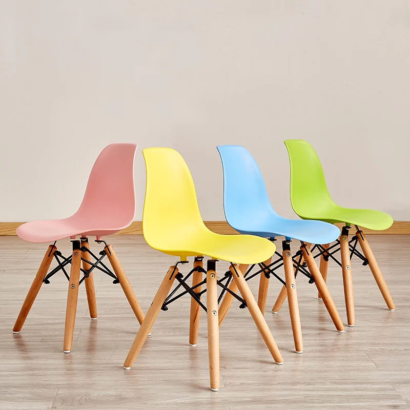 Детский обеденный стул из твердой древесины для столовой мебель ресторана