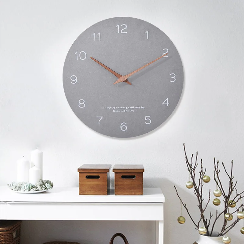 

Wall Clock Modern Design Minimalist Nordic Clock Home Decoration Fashion Atmosphere Quartz Silent Wall Clocks Decor Gift