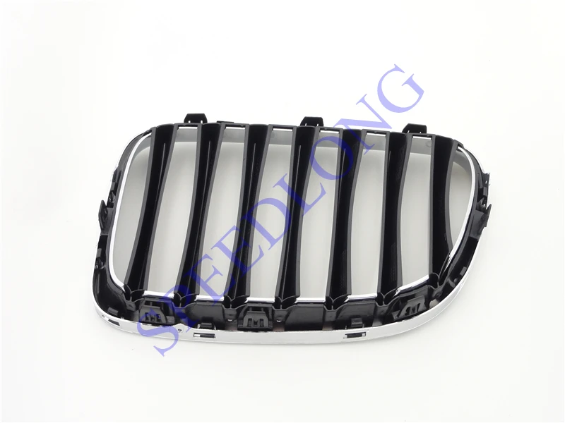 1 шт. хромированная Верхняя решетка радиатора гриль вставка RH 5111 2993 308 для BMW X1