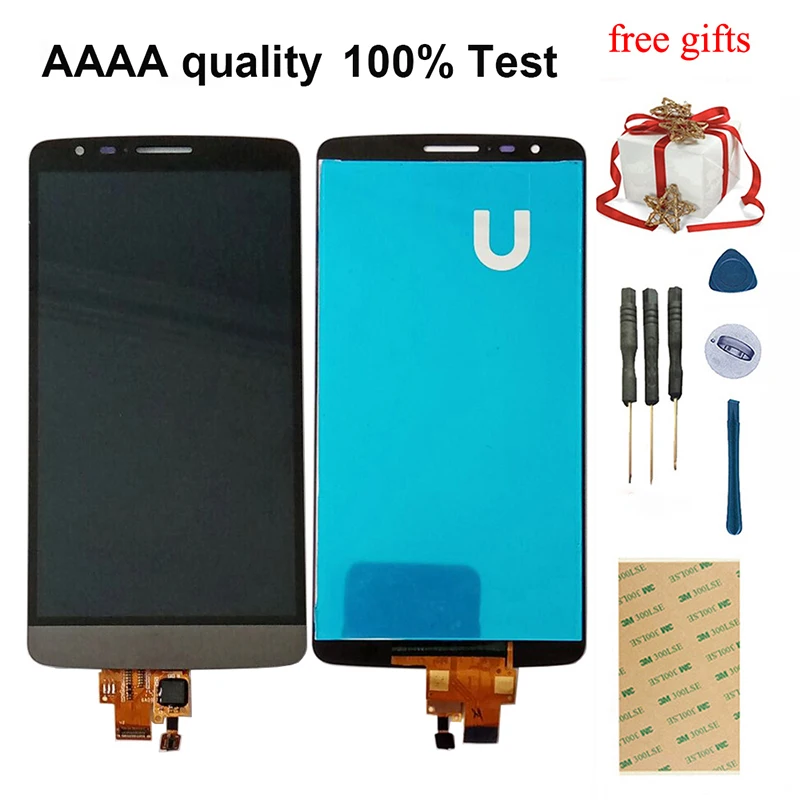 Для LG G3 Stylus D690 сенсорный экран дигитайзер Сенсорная панель + ЖК-дисплей в сборе