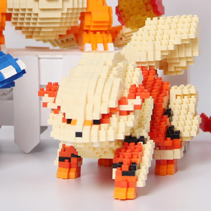

Charizard Blastoise Venusaur Gyarados Snorlax Arcanine Ash Animal Small Mini Diamond Blocks Building Toy no Box