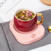 heating coaster evenly heated 2 gear temperature plastic intelligent mug self heating coaster for home