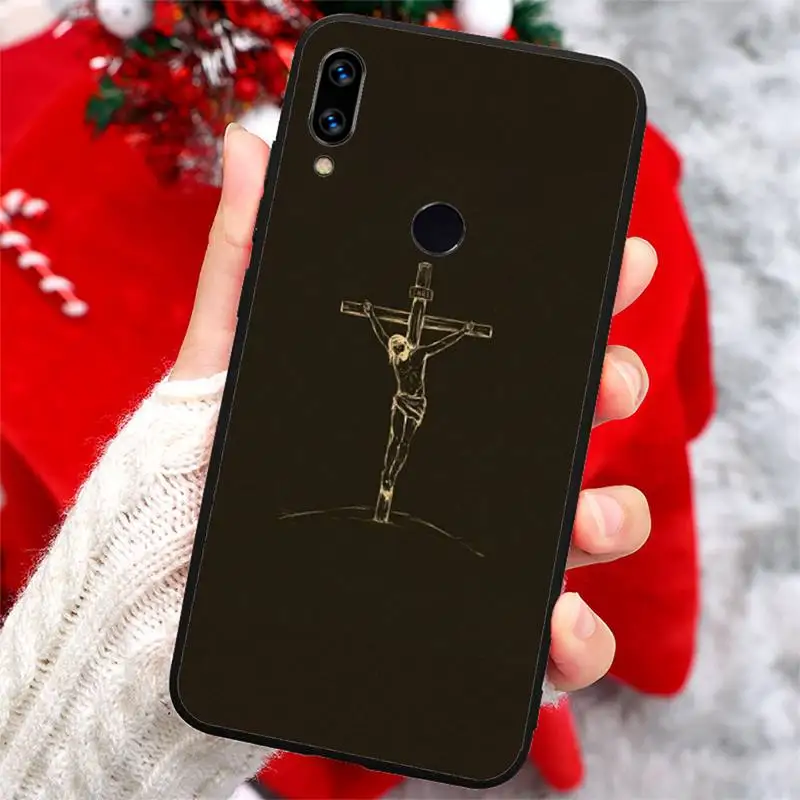 

Jesus Christ Cross Believer Phone Case For Xiaomi Redmi note 7 8 9 t k30 max3 9 s 10 pro lite