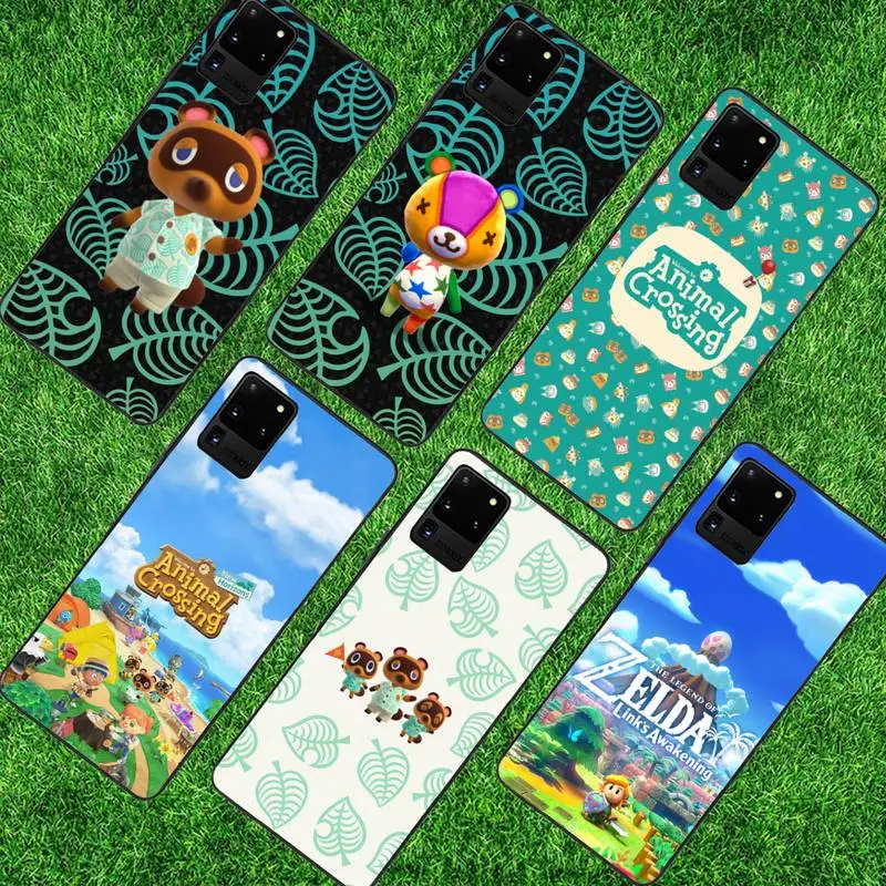 

Animal Crossing New Horizons Phone Case For Samsung GalaxyA51 A40 A50 A70 A71 Note 8 9 10 Tpu Cases Cover