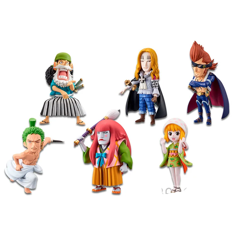 Bandai One Piece WCF Usopp Zoro X Дрейк канюри фигурка модель игрушки орнамент аниме коллекция