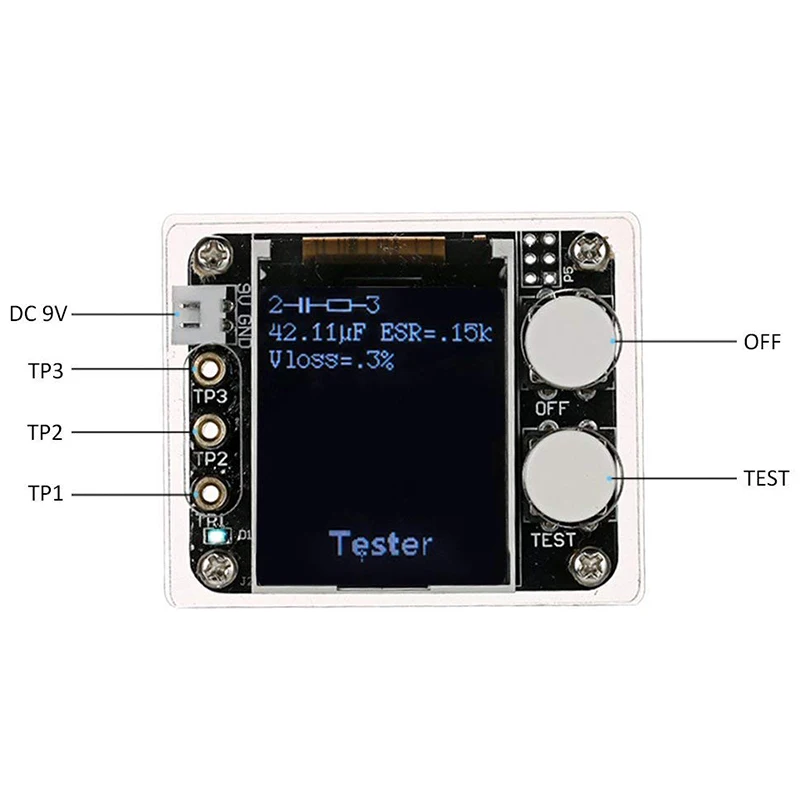 MOOL MK328 прибор для проверки транзисторов ATmega328 8 МГц цифровой Триод постоянной