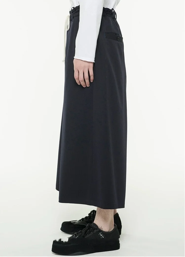 Мужская Новинка 2019 одежда для парикмахера дизайнерские ультра-свободные брюки с