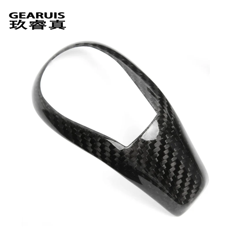 Стайлинг автомобиля рукоятка переключения передач из углеродного волокна