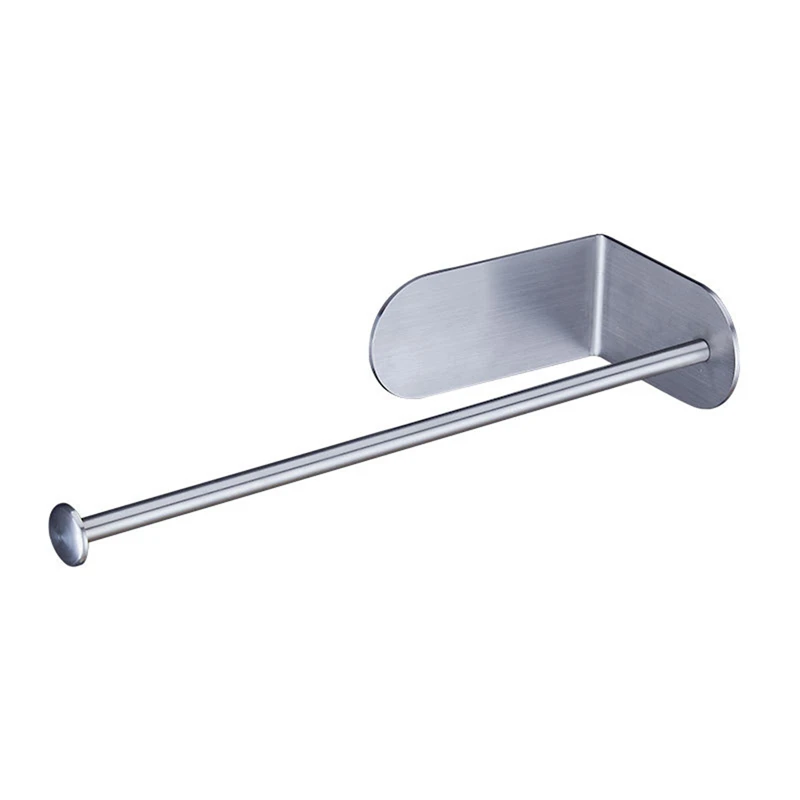 

Kitchen Roll Paper Accessory Wall Mount Toilet Paper Holder Stainless Steel Bathroom Tissue Towel Accessories Rack Holders