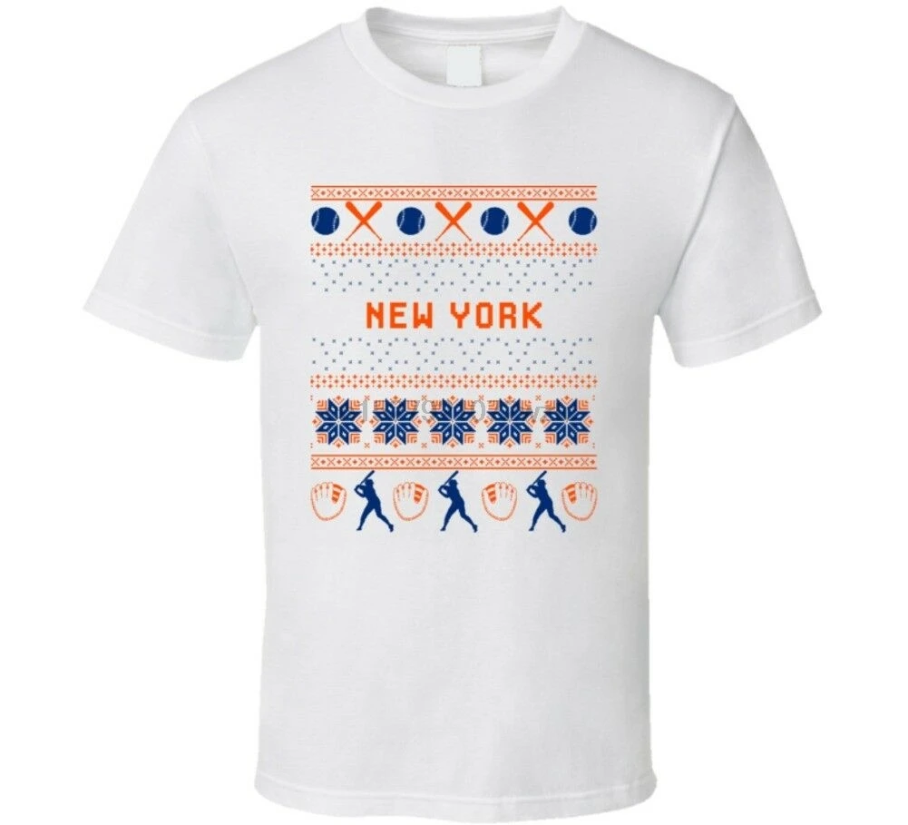 Нью Йорк Nym бейсбольный уродливый свитер 8 бит пиксель искусство вентилятор