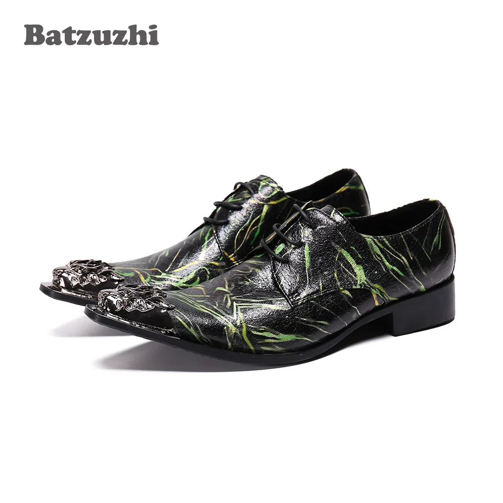 

Туфли Batzuzhi мужские кожаные деловые, классические, заостренный носок, на шнуровке, обувь для вечеринки и свадьбы