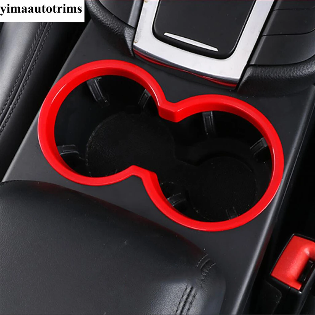 

ABS Red Interior Kit For Porsche Macan 2014 - 2020 Water Cup Dashboard Air AC Vent Outlet Window Lift Cover Trim Accessories