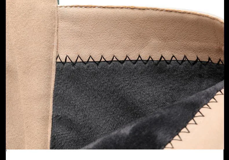 Ladies Sexy Martin Boots High Heels Women Fashion Pointed Tip Shoes Autumn Winter Ankle Splicing Boots Non-slip Booties Female