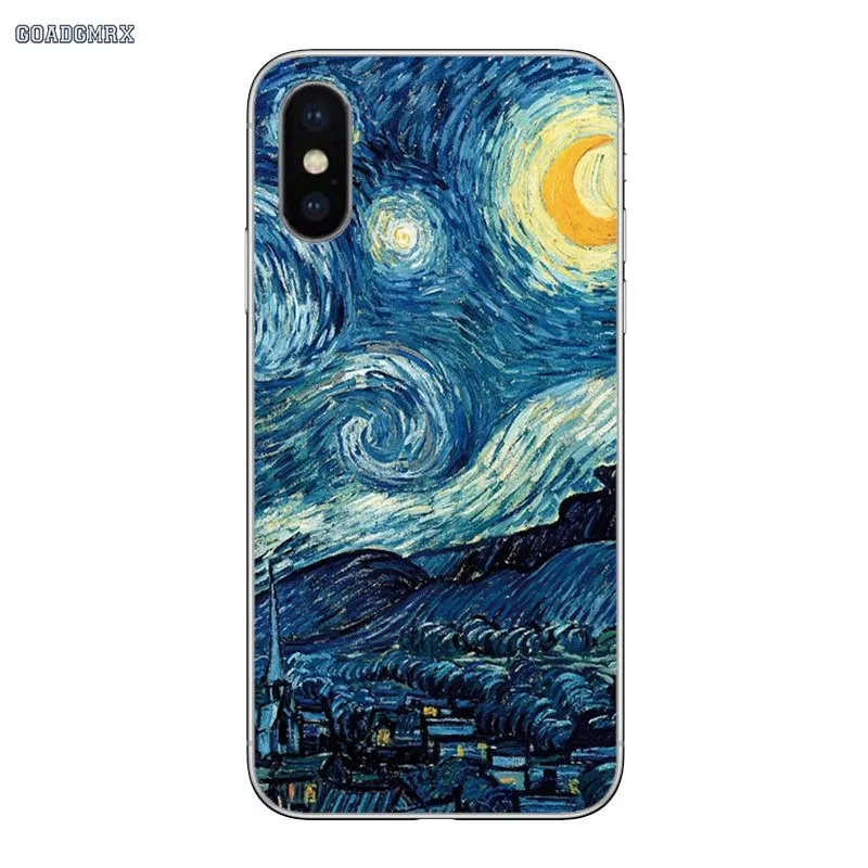 Vincent Van Gogh Звездная ночь силиконовый чехол для huawei P Smart 2019 G7 G8 P7 P8 P10 Plus P20 P30 Pro P9 Lite Mini