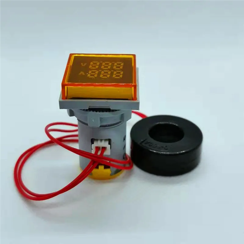 Цифровой вольтметр амперметр с двойным дисплеем ac0-500v встроенный круглого типа |