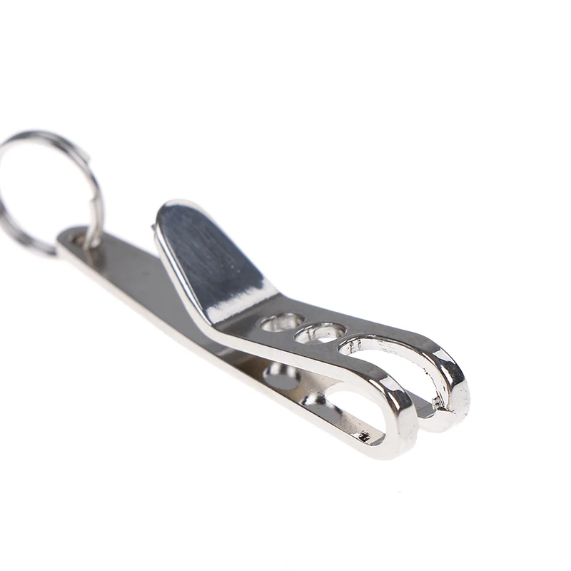 

5pcs Mini Edc Gear Pocket Suspension Clip Hanger Tool Key Ring Keychain