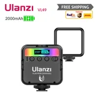 Лампа для видеосъемки Ulanzi VL49 RGB, 2000 мА  ч, для Youtube, Tik tok