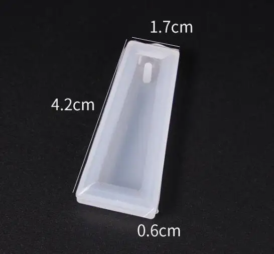 Формочка для сережек в форме трапеции листа силиконовой Подвески изготовления