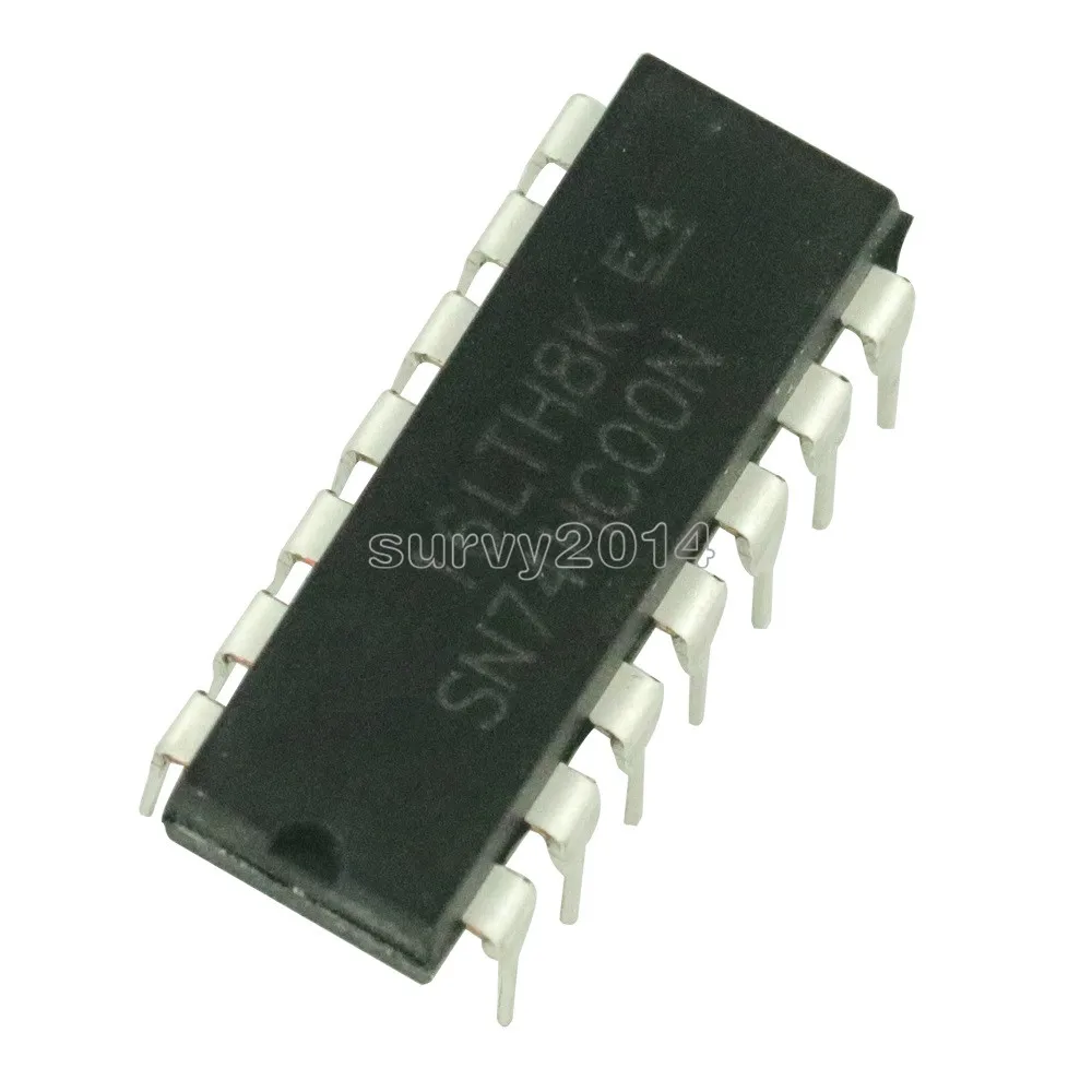 10 шт./лот Новый 74HC00 74HC00N SN74HC00N Logic IC DIP 14|Запасные части| |