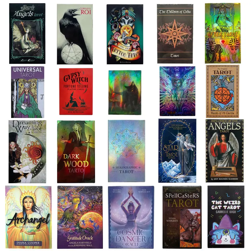 

The Children Of Litha Tarot and Archangel Oracle Cards Tarot Deck Board Games English For Family Gift Party Playing Card Game