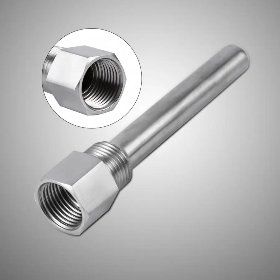 1/2 NPT Thermowell Acogedor из нержавеющей стали для датчиков температуры | Инструменты