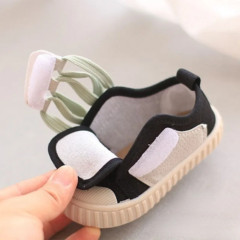CAPSELLA KIDS Canvas Shoes Spring Boys Girls Breathable Shoes Toddlers Children Sneakers Infant Soft Sole Running Shoes 18-27