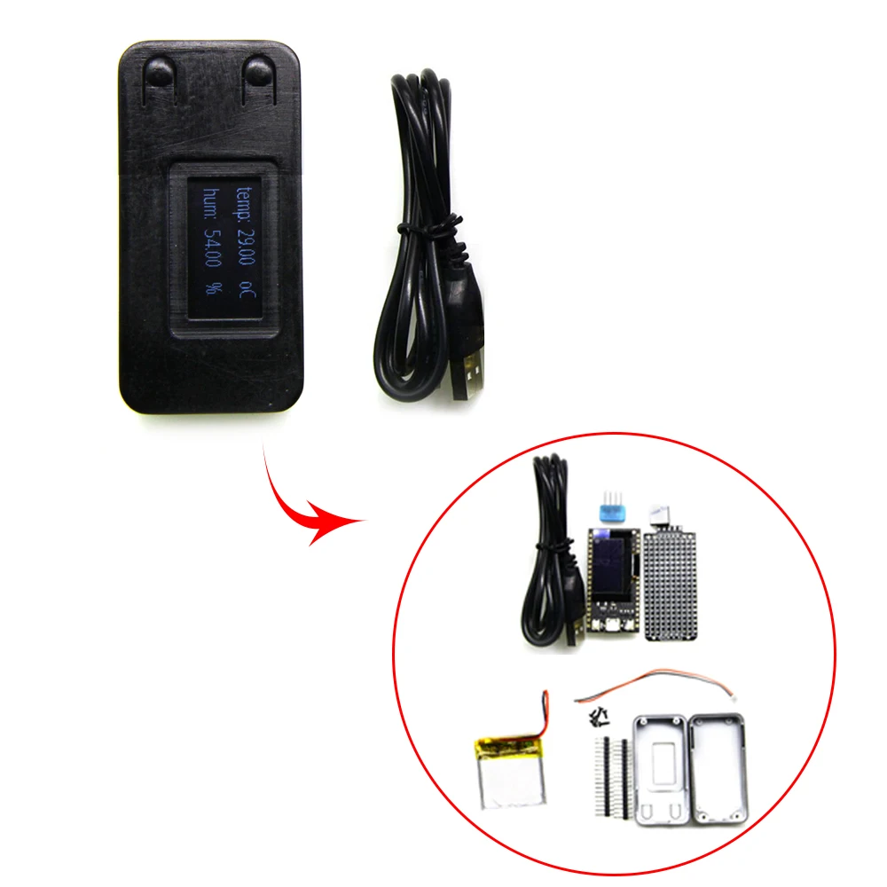 TTGO 4Mt байты (32 МТ бит) Pro ESP32 OLED V2.0 для модулей Arduino WiFi + Bluetooth двойная фотография ESP8266 |