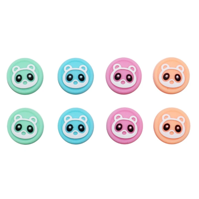 

8pcs Cute Design Thumb Grip Joystick Cap for Switch Lite Soft Silicone Cover