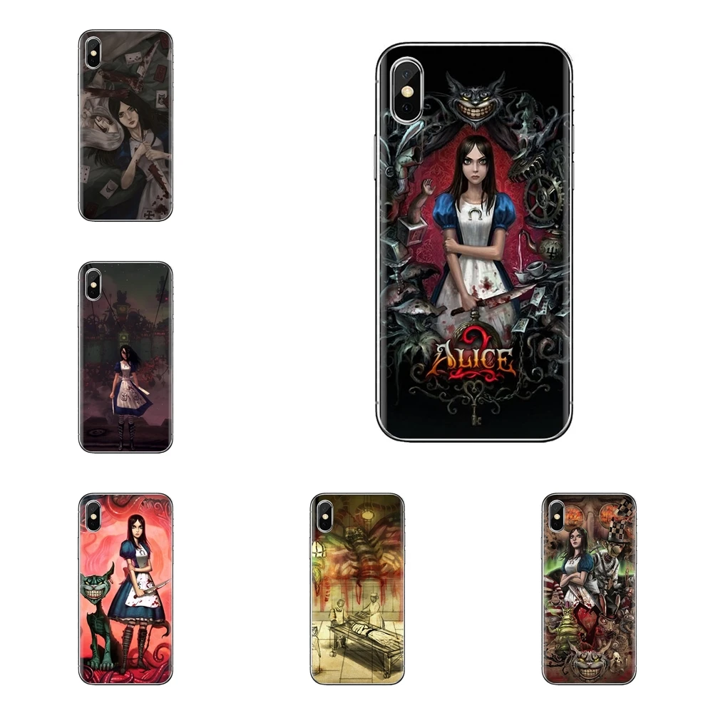 Soft Transparent Shell Covers Alice Madness Returns For iPod Touch Apple iPhone 4 4S 5 5S SE 5C 6 6S 7 8 X XR XS Plus MAX |