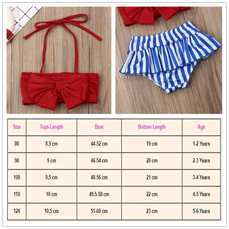 Детская одежда детский купальный костюм для девочек малышей бикини набор
