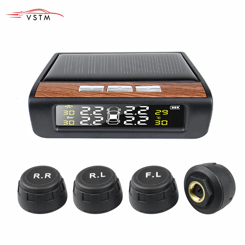 Система контроля давления в шинах TPMS D68 внешние датчики с цифровым дисплеем на