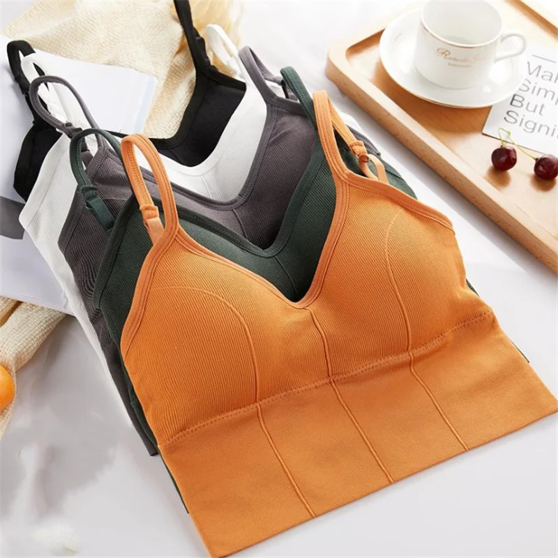 

Top Women Tube Top Beauty Back Bralette Seamless Sports Bra for Girls Women's Underwear Sexy Lingerie Push-up Bras